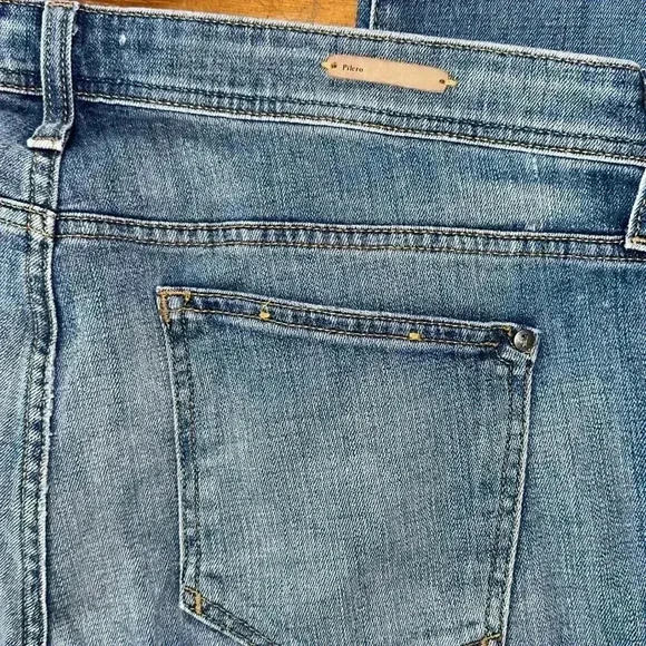 Pilcro and letterpress hyphen women's frayed hem jeans size 32 - Picture 11 of 12